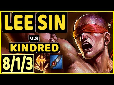 DARDOCH (LEE SIN) vs KINDRED - 8/1/3 KDA JUNGLE CHALLENGER GAMEPLAY - NA