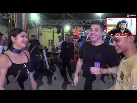 KIDIGUIN REAGE: BEIJOU A MULHER E APANHOU DO FICANTE