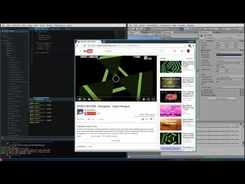 arcadia (clojure in unity) workflow demo
