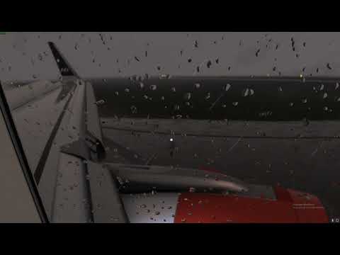 Scandinavian Airlines 320N Landing into Rainy Bergen Flesland | Microsoft Flight Simulator 2020 |