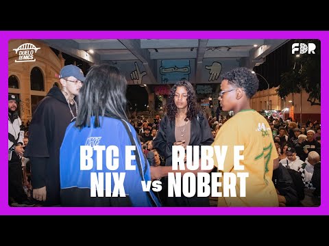 BTC E NIX VS RUBY E NOBERT  (PRIMEIRA FASE) - DUELO DE MCS - 14/06/2024