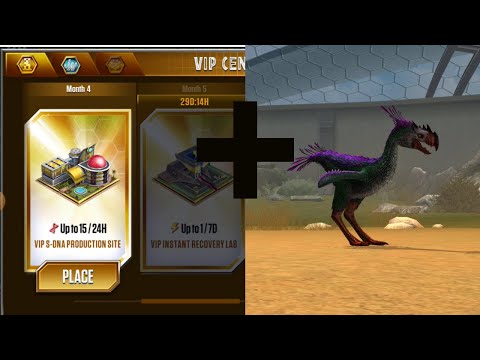 ENTELORHACOS MAX LEVEL 40 + VIP S-DNA PRODUCTION SITE BUILDING - Jurassic World The Game
