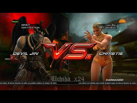 32_4 Devil Jin (HUITZIL77) vs Christie (J_Lee_Wisc) Tekken 6 ( Uchiha x24 ) #20 lava