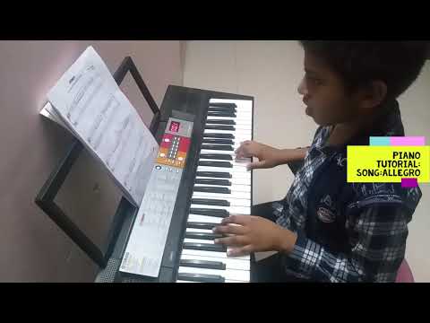 HOW TO PLAY ALLEGRO  | PIANO TUTORIAL | Song :Allegro by Abishek