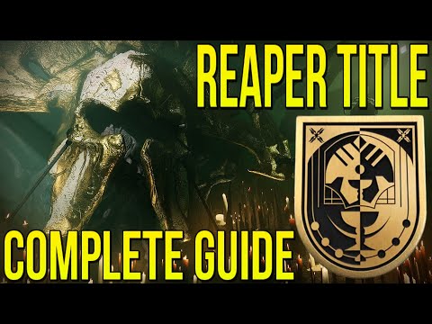HOW TO UNLOCK NEW REAPER TITLE FAST & EASY! NEW SEASON OF THE HAUNTED SEAL & TITLE GUIDE [DESTINY 2]