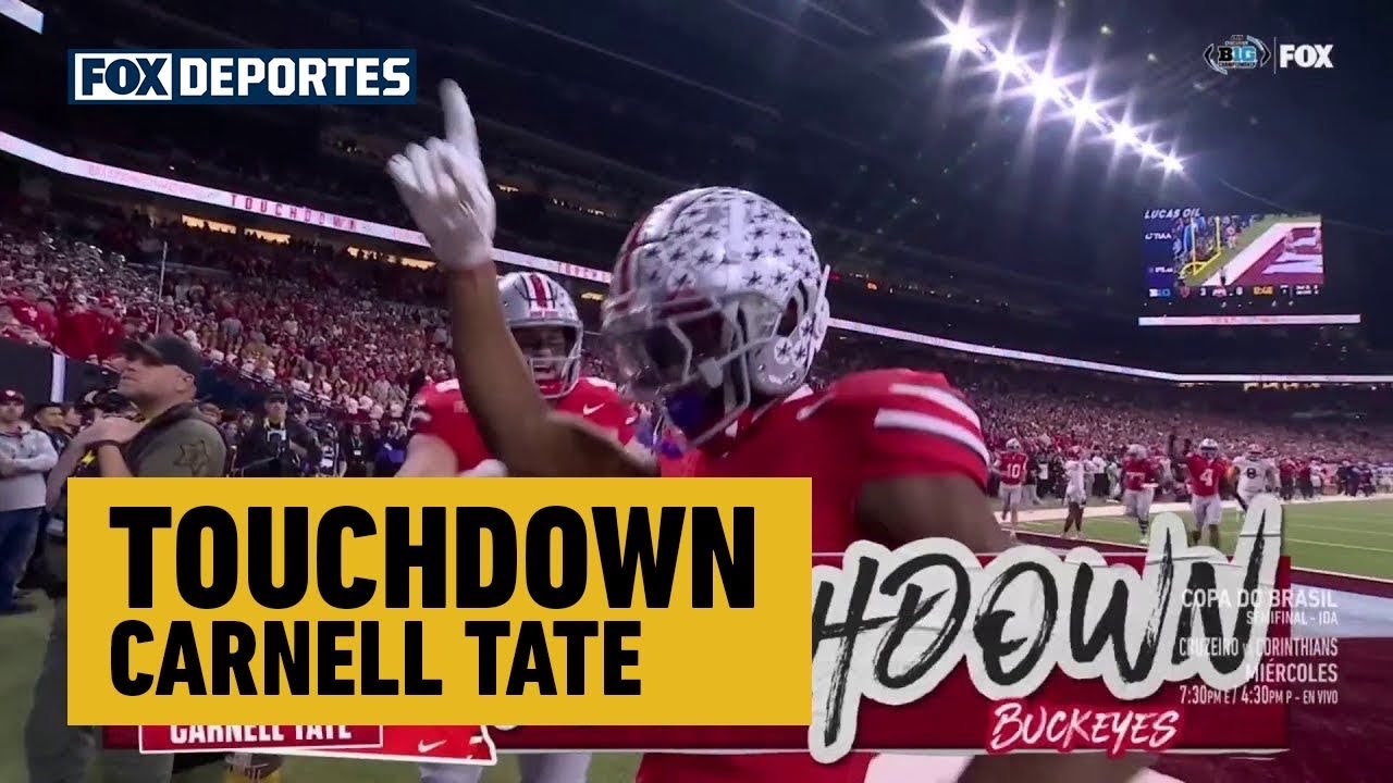 TOUCHDOWN Carnell Tate | Indiana Hoosiers 3-7 Ohio State Buckeyes | Big Ten Championship | CFBenFOX