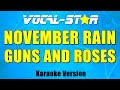 Guns And Roses - November Rain | With Lyrics HD Vocal-Star Karaoke 4K