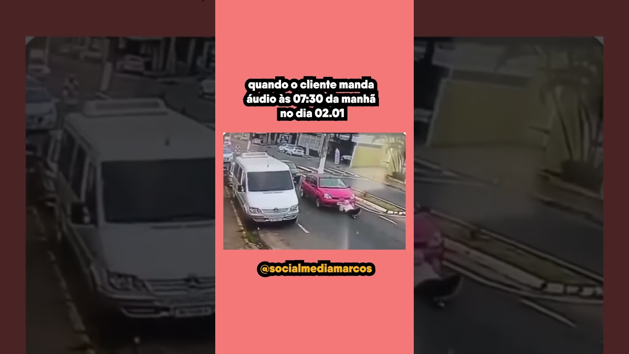 Social Media recebendo áudio do cliente no dia 02 de Janeiro #shorts