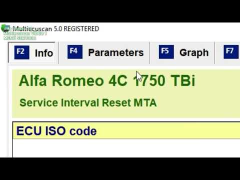 Alfa Romeo 4C Multiecuscan VÍDEO 1 Intervalo de servicio a 7500 kms