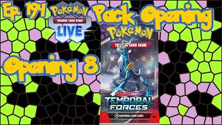 Scyther Slicing Through The Bamboo - Opening 8 Temporal Forces Packs - TCG Live Pack Opening Ep. 194