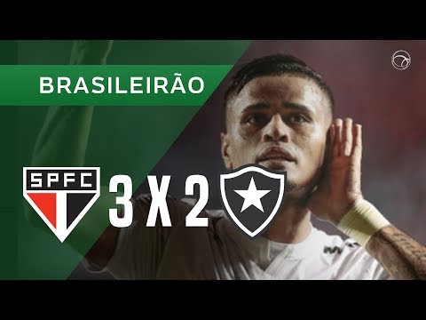 SÃO PAULO 3 X 2 BOTAFOGO - 30/05 - BRASILEIRÃO 2018