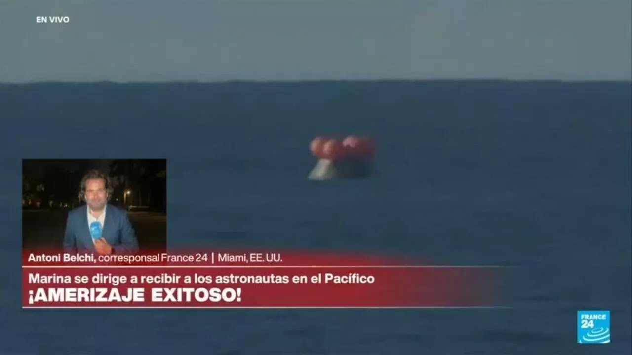 Informe desde Miami: Artemis II regresa a la Tierra y ameriza de manera exitosa • FRANCE 24