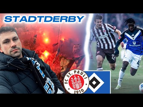 PYRO MADNESS AT THE HAMBURG CITY DERBY 🧨 FC ST. PAULI vs. HSV - Stadium Vlog | Kilianoo1887 👊🏽🔷
