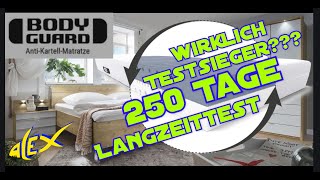 Bodyguard Anti Kartell Matratze von Bett1.de | Langzeit Test 250 Nächte | Erfahrungsbericht + Fazit
