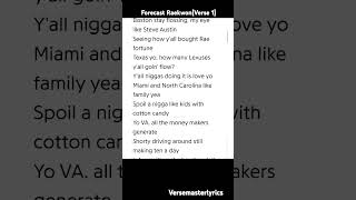 Forecast Raekwon [Verse 1]