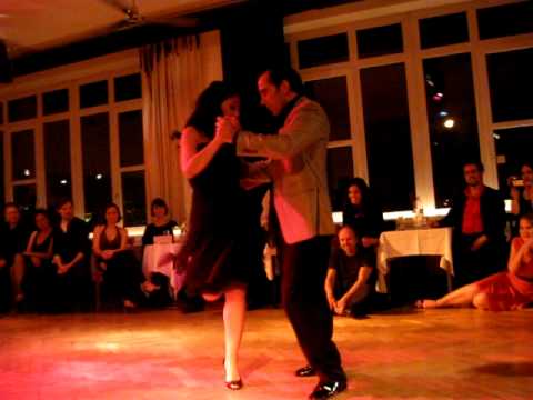  Ezequiel Paludi  and  Geraldine Rojas  are  dancing  to  the  tango  "  Mala Junta  "
