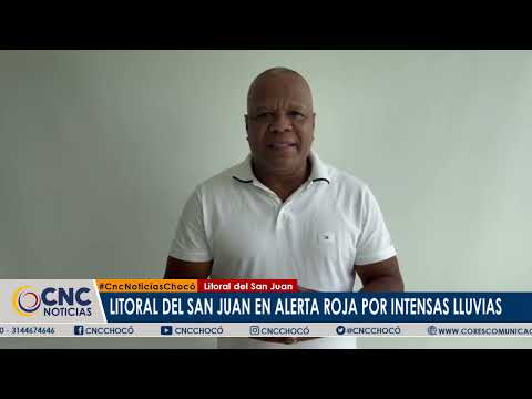 Litoral del san juan en alerta roja por intensas lluvias