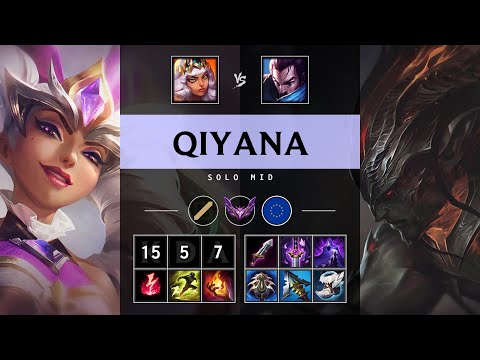 Qiyana Mid vs Yasuo - EUW Master Patch 25.04