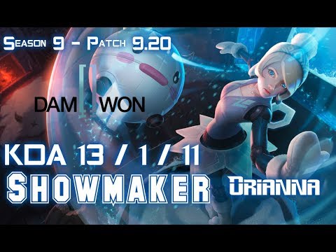 DWG Showmaker ORIANNA vs LISSANDRA Mid - Patch 9.20 EUW Ranked