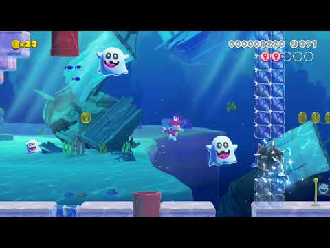 World 8-6 Deep-sixed Dirigibles by 3rd Bunny - Super Mario Maker 2 - No Commentary 1ca