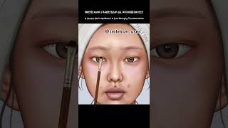 메이크업 ASMR | 무시받던 청소부 소녀, 독기 아이돌 데뷔 변신! #makeup #asmr #beauty #trending #shorts #animation