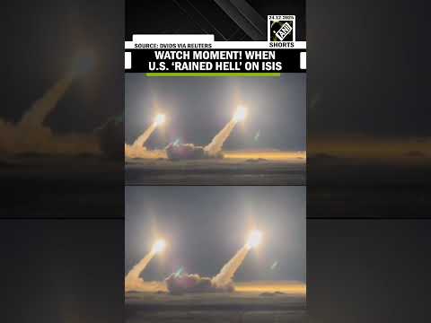 MUST WATCH: U.S. releases chilling footage of American missiles launching at ISIS targets in Syria