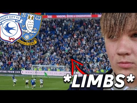 2,950 AWAY END LIMBS & LAST MINUTE WINNER at Cardiff 2-1 Sheffield Wednesday