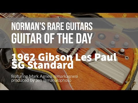 Norman's Rare Guitars - Guitar of the Day: 1962 Gibson Les Paul SG Standard