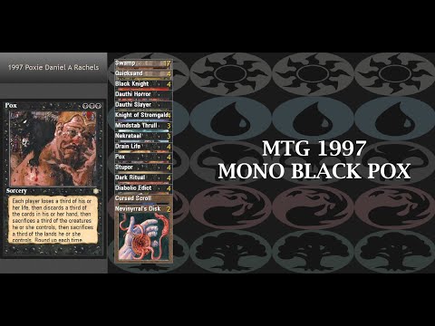 MTG 1997 Mono Black Pox vs T2 Zoo GWR [ManaLink 3.0]