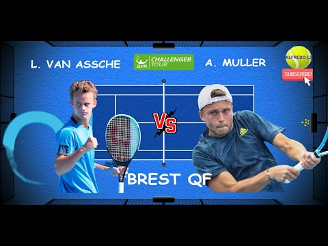 Luca Van Assche  (FRA) vs Alexandre Muller (FRA) | QF Brest • Highlights