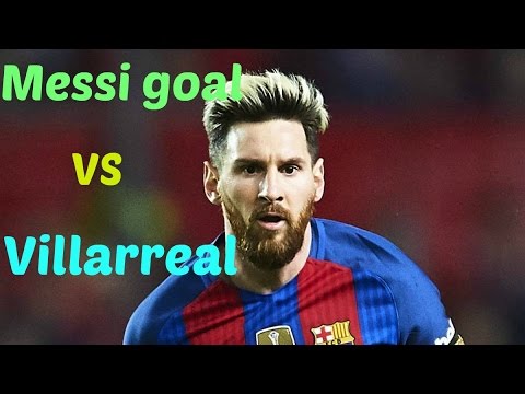 messi vs villarreal 2016-17 | The perfect freekick taken by messi | FC Barcelona| Villarreal 2017