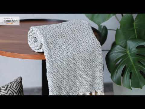 Peshtemania Turkish towel, Blanket throw and peshtemal For Rustic farmhouse Home decor 2019