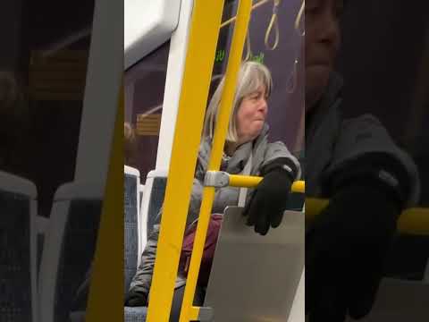 Learning german on a tram #prank 😂😂😂