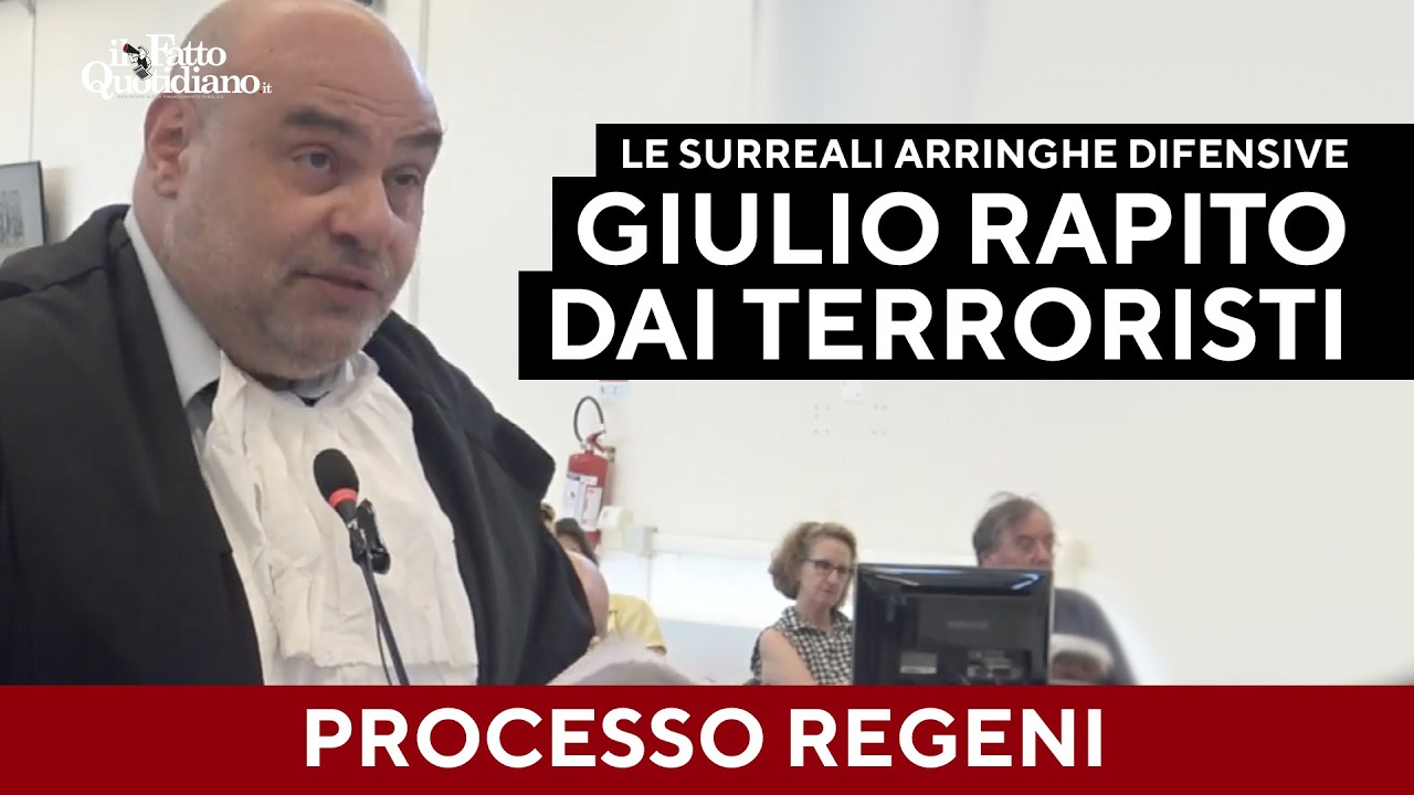 "Regeni sequestrato da terroristi". Le surreali arringhe delle difese degli 007 imputati