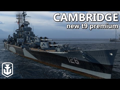 Cruiser Dispersion On Alaska Guns - New Premium Cambridge (World of Warships)