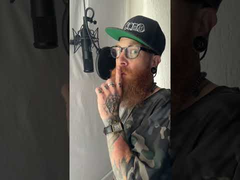 Recording vocals for a new song in a hotel room in Chechnya before a show ;) #drumandbass #dnb