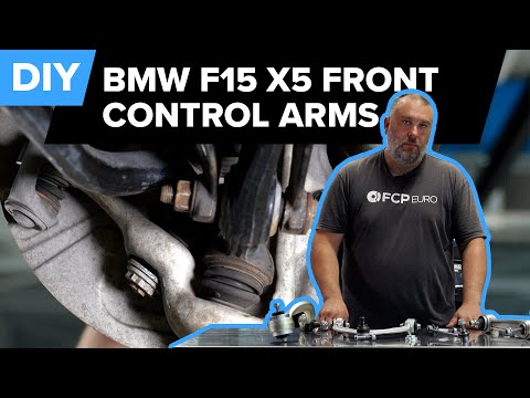 BMW X5 Front Control Arms Replacement DIY (2014-2018 BMW F15 X5 & F16 X6)