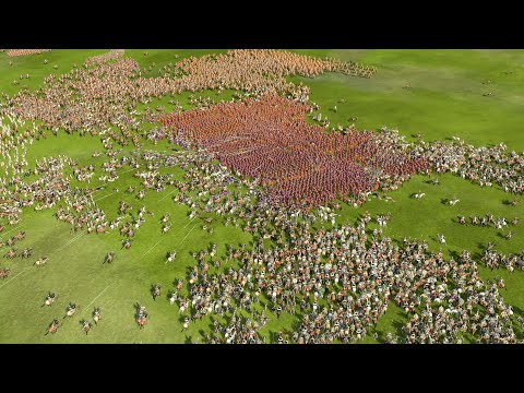 3000 PRAETORIAN GUARDS vs 14.000 UNITS - Total War ROME 2