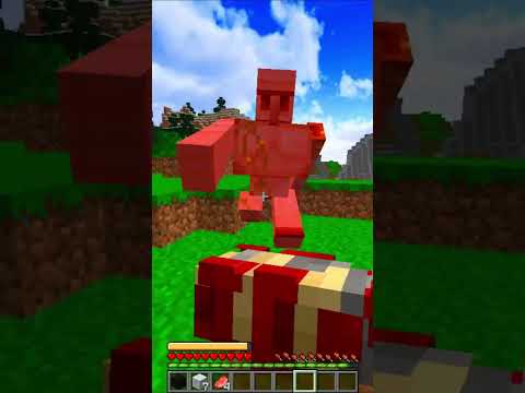 UNBELIEVABLE! I Became Iron Man in Minecraft #Shorts