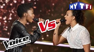 Ophée VS Ann-Shirley - « Juste après » ( Frederick, Goldman, Jones) | The Voice France 2017 | Battle