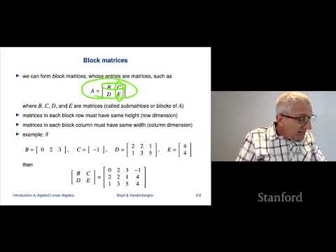 Stanford ENGR108 Introduction to Applied Linear Algebra | 2020 | Lecture 1 Introduction