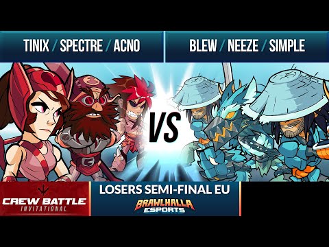 Team Red vs Team Teal - Losers Semi-Final - Crew Battle Invitational 2022 - EU 3v3