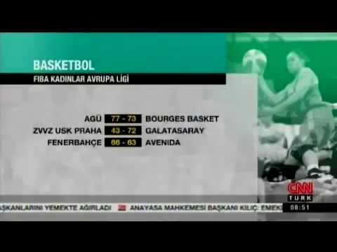 FİBA Kadınlar Avrupa Ligi'nde mücadele eden AGÜ Spor Bourges Basket maçından galip ayrıldı.