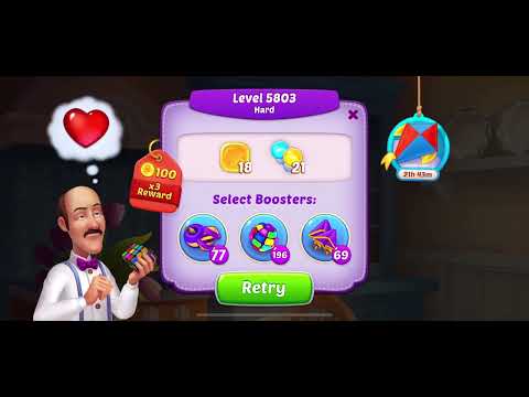 HOMESCAPES GAMEPLAY HARD LEVEL 5803 STUCK