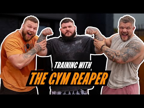 World's Strongest Brothers Take On Gym Reaper! 🔥 Log & Bench Press Session