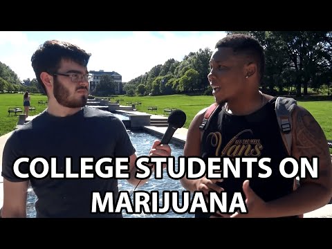 Asking College Students Whether Weed Should Be Legal Video
