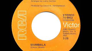 1st RECORDING OF: Shambala - B.W. Stevenson (1973)