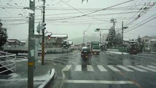 preview picture of video '早春の雪2010.3.9福山（2倍速） Snow at early spring in Fukuyama'