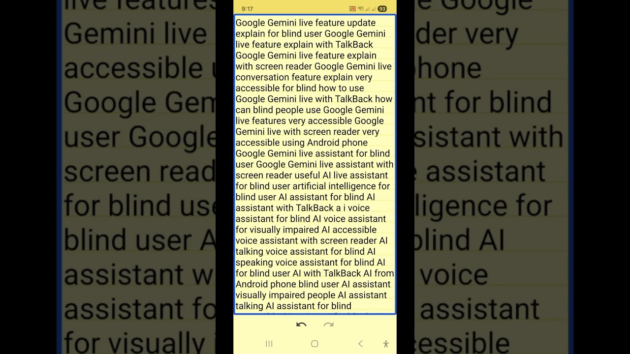 Gemini live voice assistant latest update for blind funny live conversation watch the power of AI  