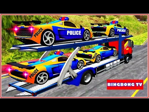 Police Car Offroad Transport Truck - BingBong TV - Android GamePlay